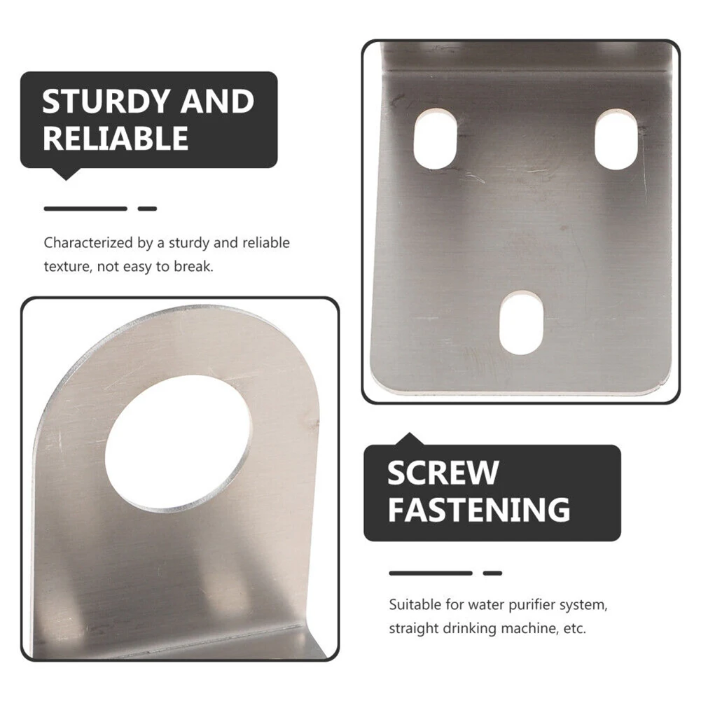 Braket keran baja tahan karat untuk keran air, braket logam piring gantung untuk sebagian besar lubang tunggal aksesoris keran dapur