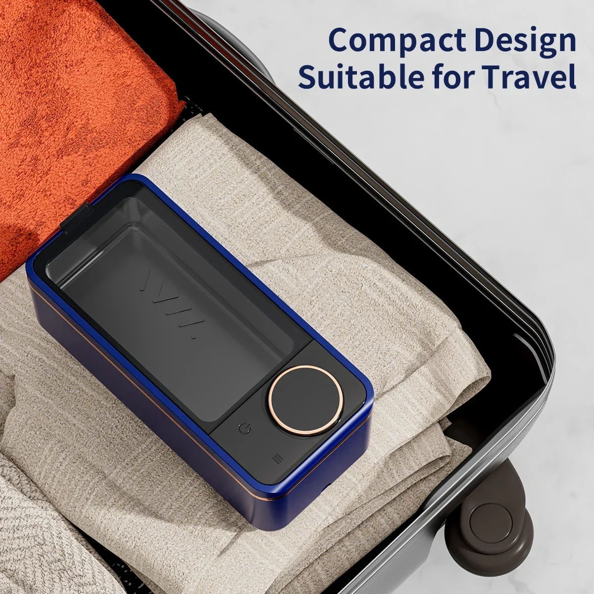 آلة التنظيف بالموجات فوق الصوتية 55 كيلو هرتز بتقنية Soundwave جهاز التنظيف العميق للنظارات وأطقم الأسنان وفرش المكياج والمجوهرات #4