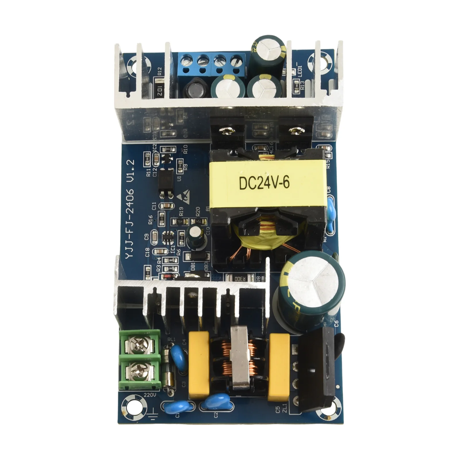 

Импульсный источник питания Преобразователь переменного тока в постоянный для электронных устройств Рассеивание тепла с радиаторами Защита от перегрузки по току