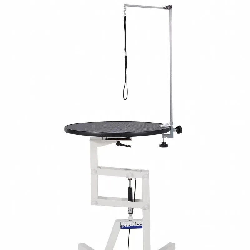 2023 Pet salon Grooming Table Air-lifting adjustable veterinary groomer use for cat dog pet grooming table round