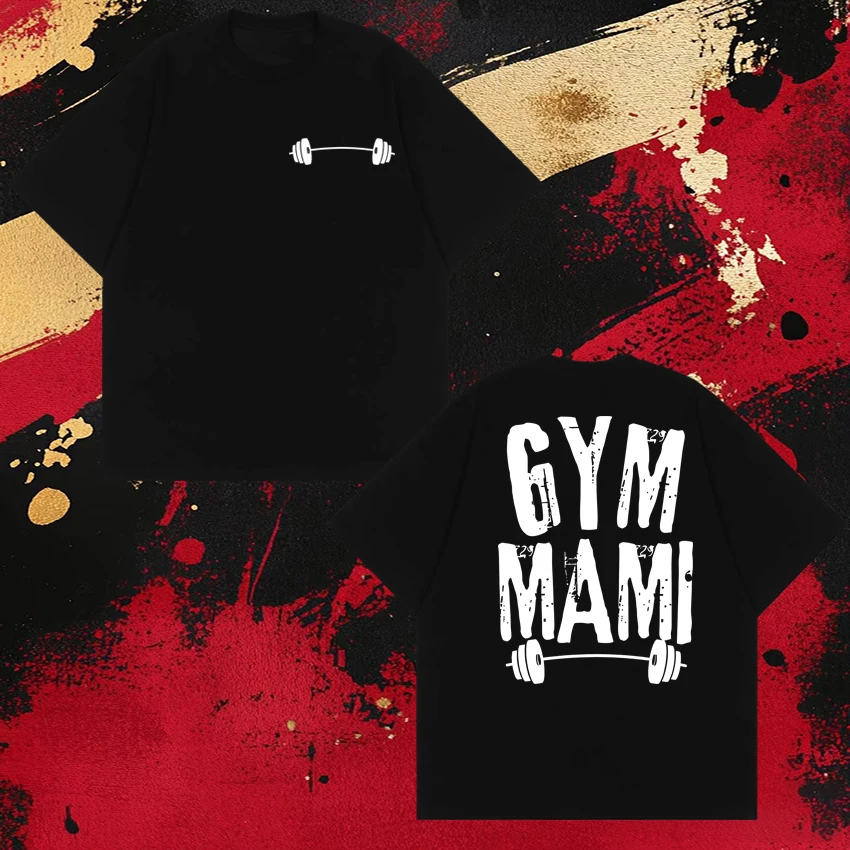 

2026 Gym Rat Funny Pump Cover Double Sided print short sleeve T-shirt Men Women vintage Tops Unisex Oversized Cotton T shirts