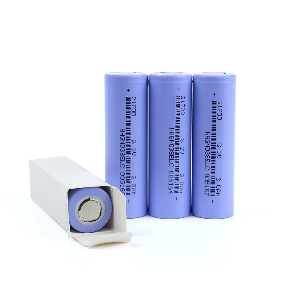 21700 Lifepo4 3000mAh Grade A Lifepo4 Rechargeable battery 3.2V Discharge Lithium Ion For Counter Lamp Flashlight