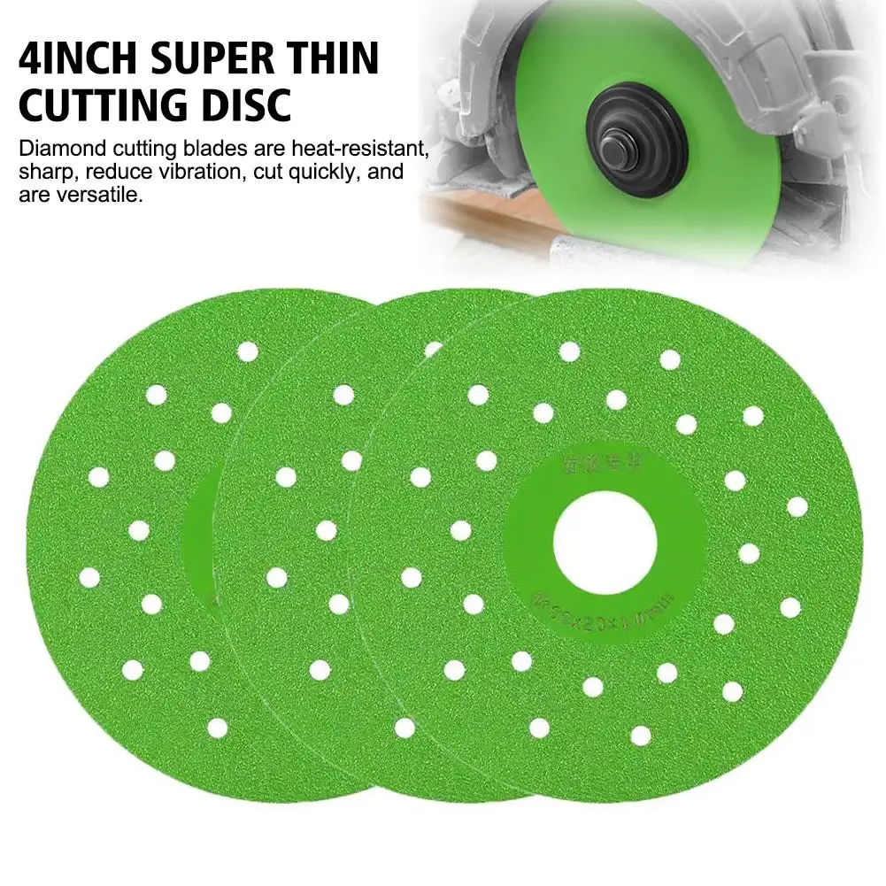 

4 Inch Super Thin Cutting Disc Rock Slab Flat Grinding For Porcelain Glass Ceramic Tile Heat-resistant Diamond Saw R7W4