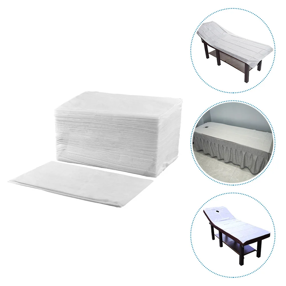 

Toppers Beauty Sheets Cover for Sofa Bed Covers Salon White Non-woven Fabric Travel