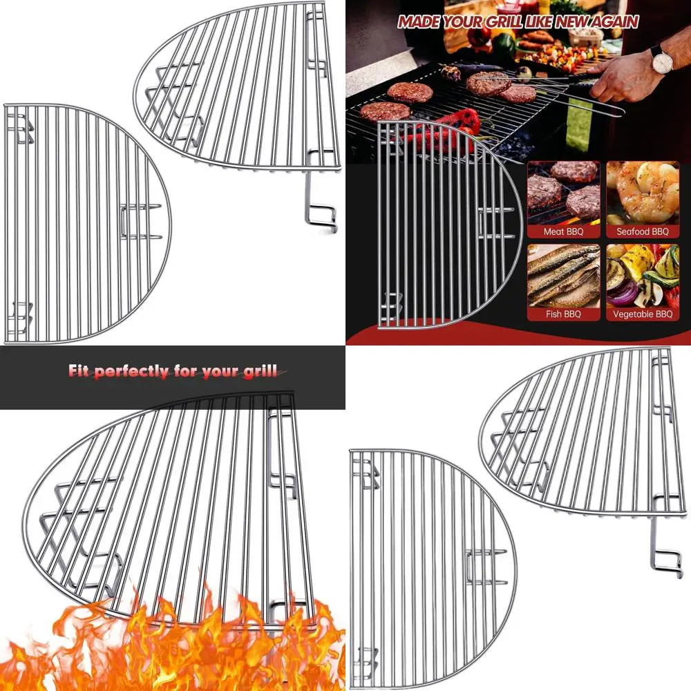 

Сменные решетки из нержавеющей стали для овальных грилей XL, удлиненные круглые решетки для газовых грилей на открытом воздухе