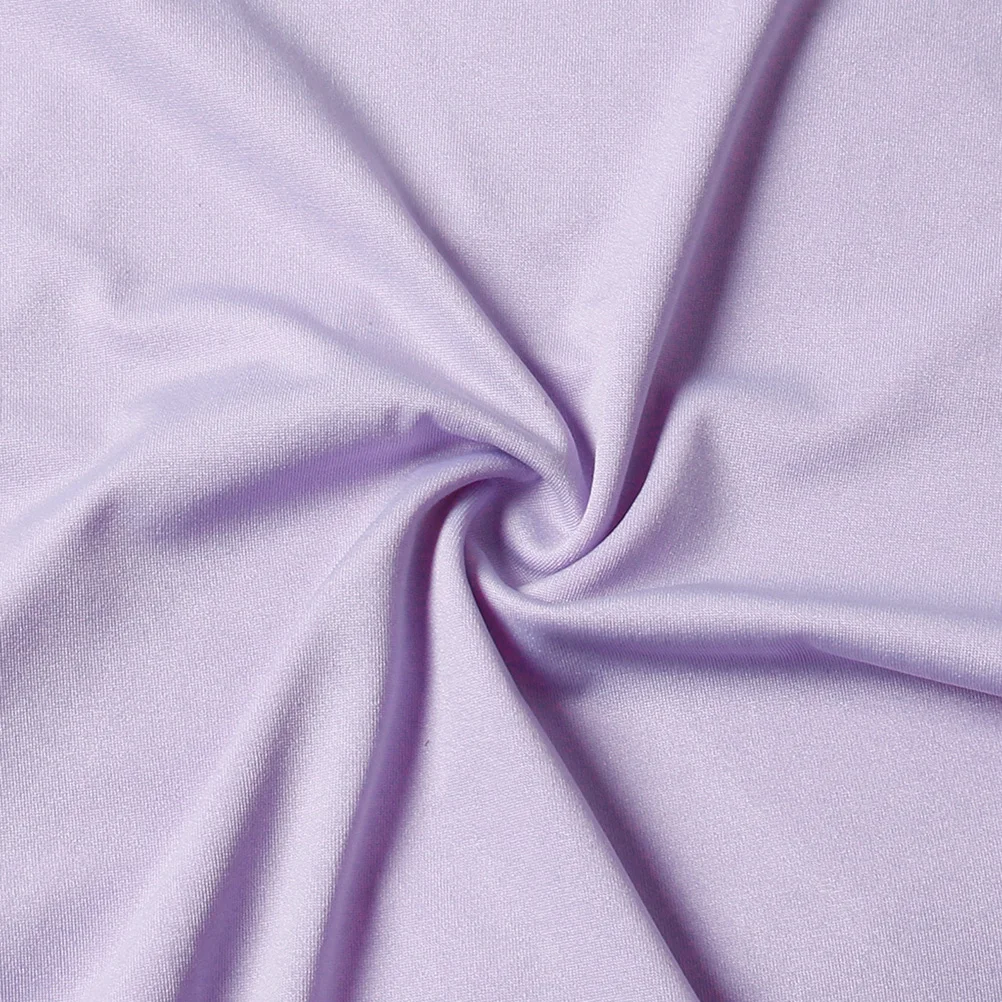 

Розовый однотонный чехол на обеденный стул, лавандовый съемный моющийся эластичный чехол для кухни, ресторана, бара, чехол на обеденный стул