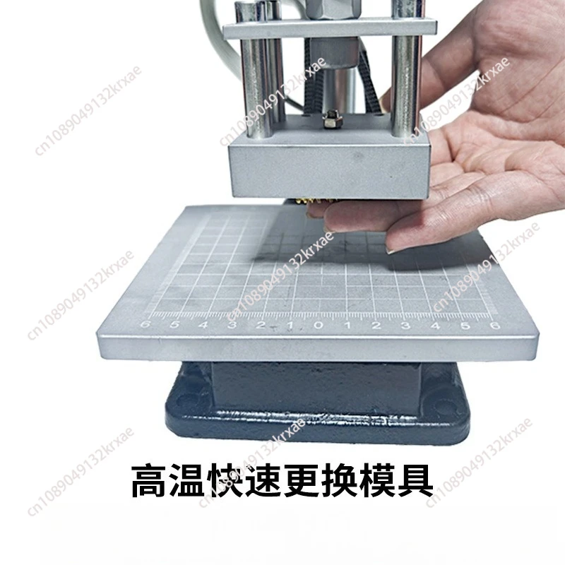 

Малогабаритный ручной пресс для горячего тиснения 220В/110В, машина для печати логотипов на коже, горячего прессования, биговки и брендирования