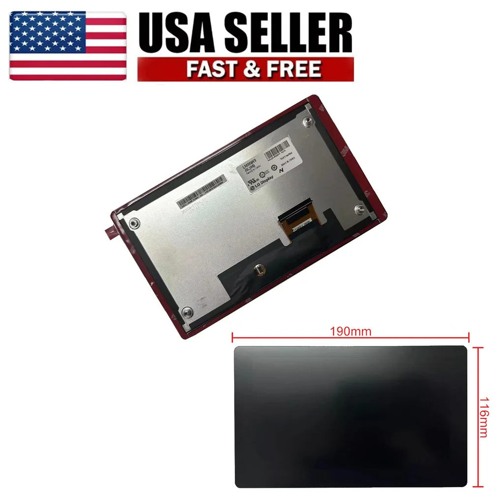 

LA080WV9-SL02 LCD Display with Touch Screen for HYUNDAI Santa Fe 2019-2020 Navigation 96560S2301 96560 96160K2830MDD LA080WV9