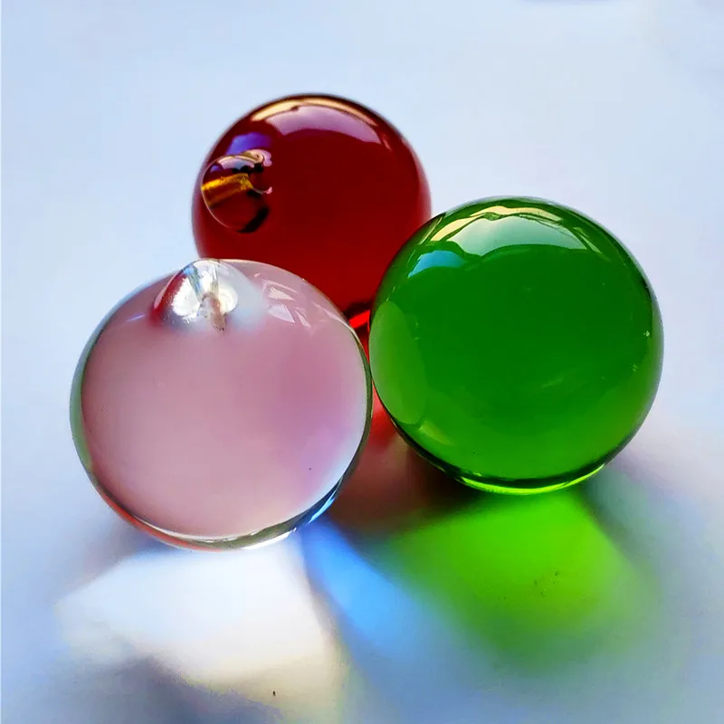 Hot Selling 20mm/30mm/40mm Glass Magic Smooth Ball Feng Shui Sphere Rainbow Collector Christmas Tree Hanging Garden Decoration