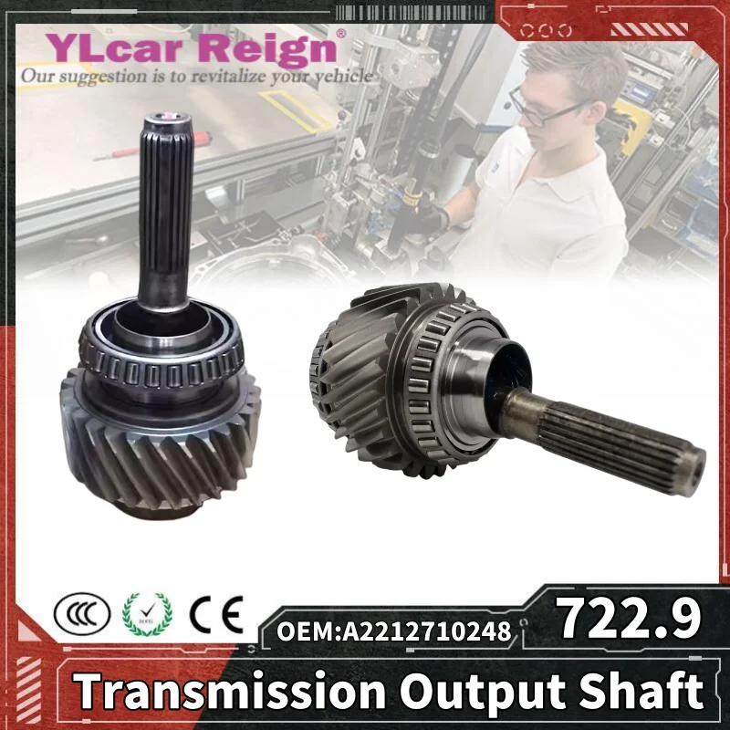 

722.9 Auto Transmission Automotive Parts Distributor Steering Gearbox Gear Output Shaft A2212710248 For Mercedes-Benz