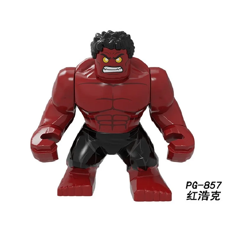 Marvel superhero characters, Avengers, mini dolls, Iron Man, USA team, Deadpool, children's toys, building blocks, city gifts