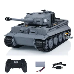 Taigen-tanque de batalla a Control remoto Tiger I para niños, tanques militares de Radio Control, coches de combate infrarrojos, vehículos listos para correr, juguetes para niños, TH23570, 1/24