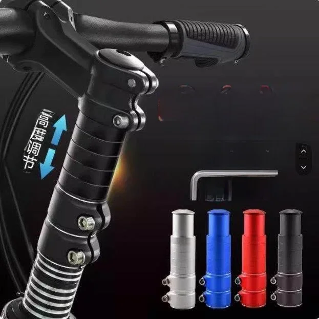 

Universal Mountain Bike Handlebar Riser Post Extension Stainless Steel Bike Equipment Mountain Bicycle Head Tube Raise Device