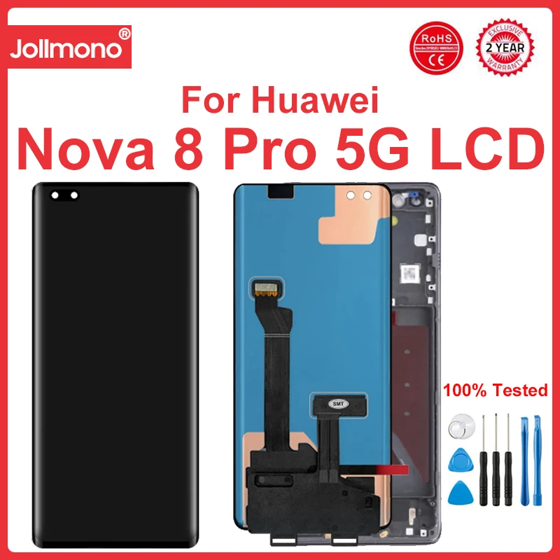 

6.72" Display Replacement for Huawei Nova 8 Pro 5G LCD Touch Screen Digitizer Assembly nova 8 pro 5g BRQ-AN00 lcd