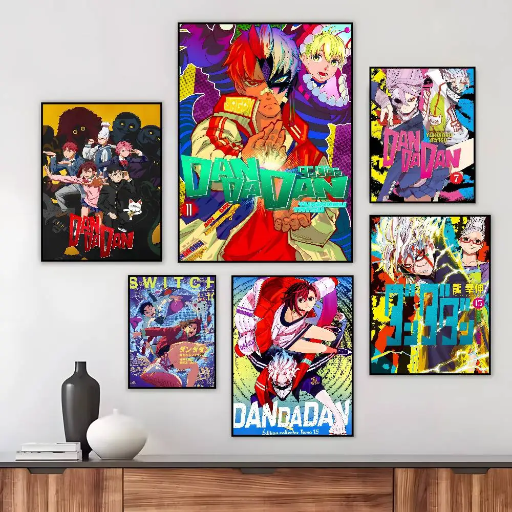 Classic A-Anime Dandadan Sixth Poster Art HD Canvas Advanced Aesthetic Printing Paper Wall Art for Living Room Home Decor