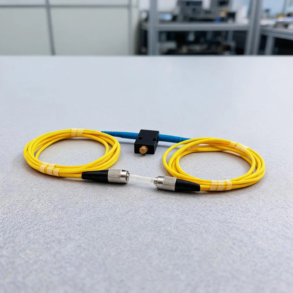 1pc FC Fiber For Optic Attenuator Adjustable 0-40dB Single Mode FC/UPC Adapter FC/UPC In-line Adjustable Attenuator