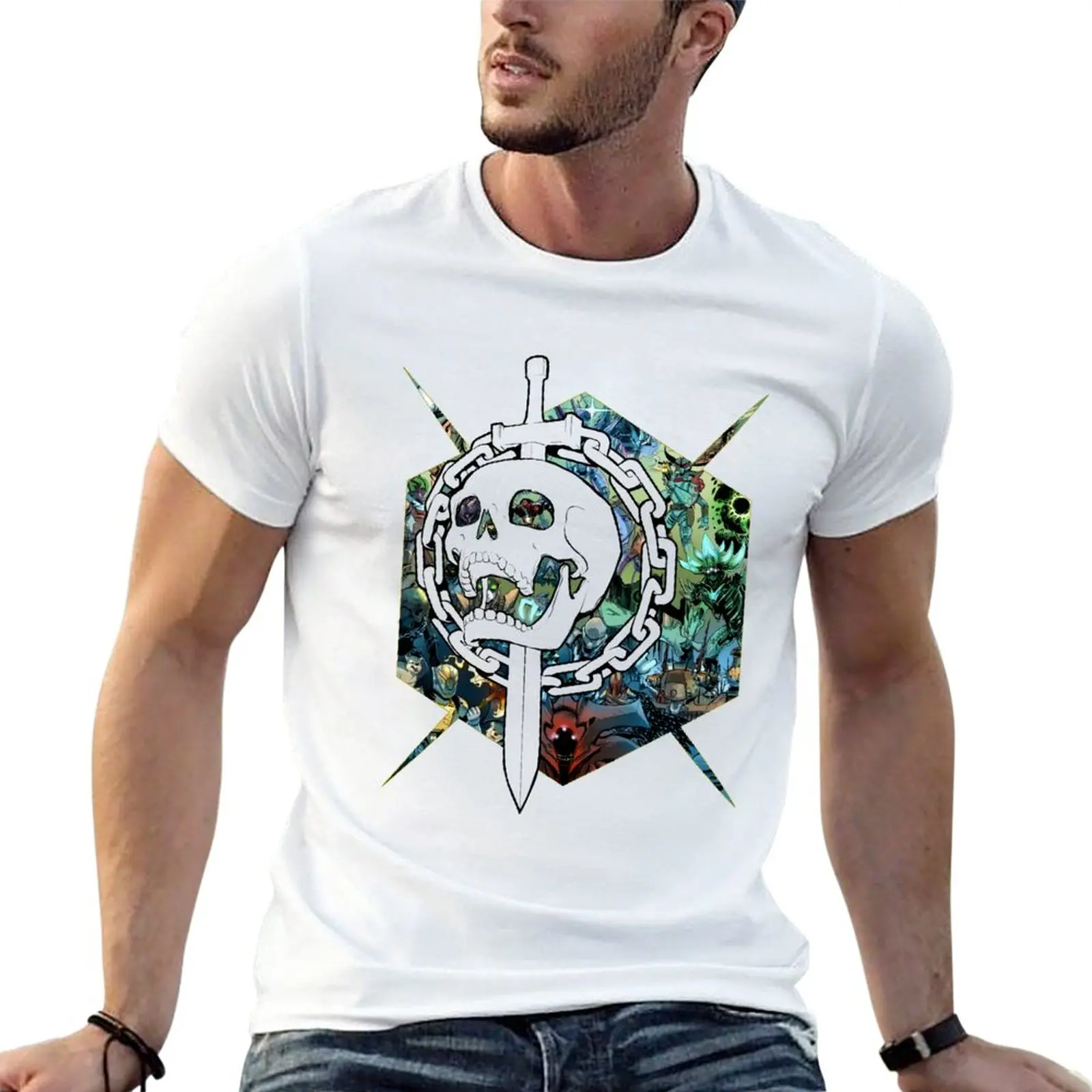 The Raid T-Shirt plus sizes Blouse fitted t shirts for men