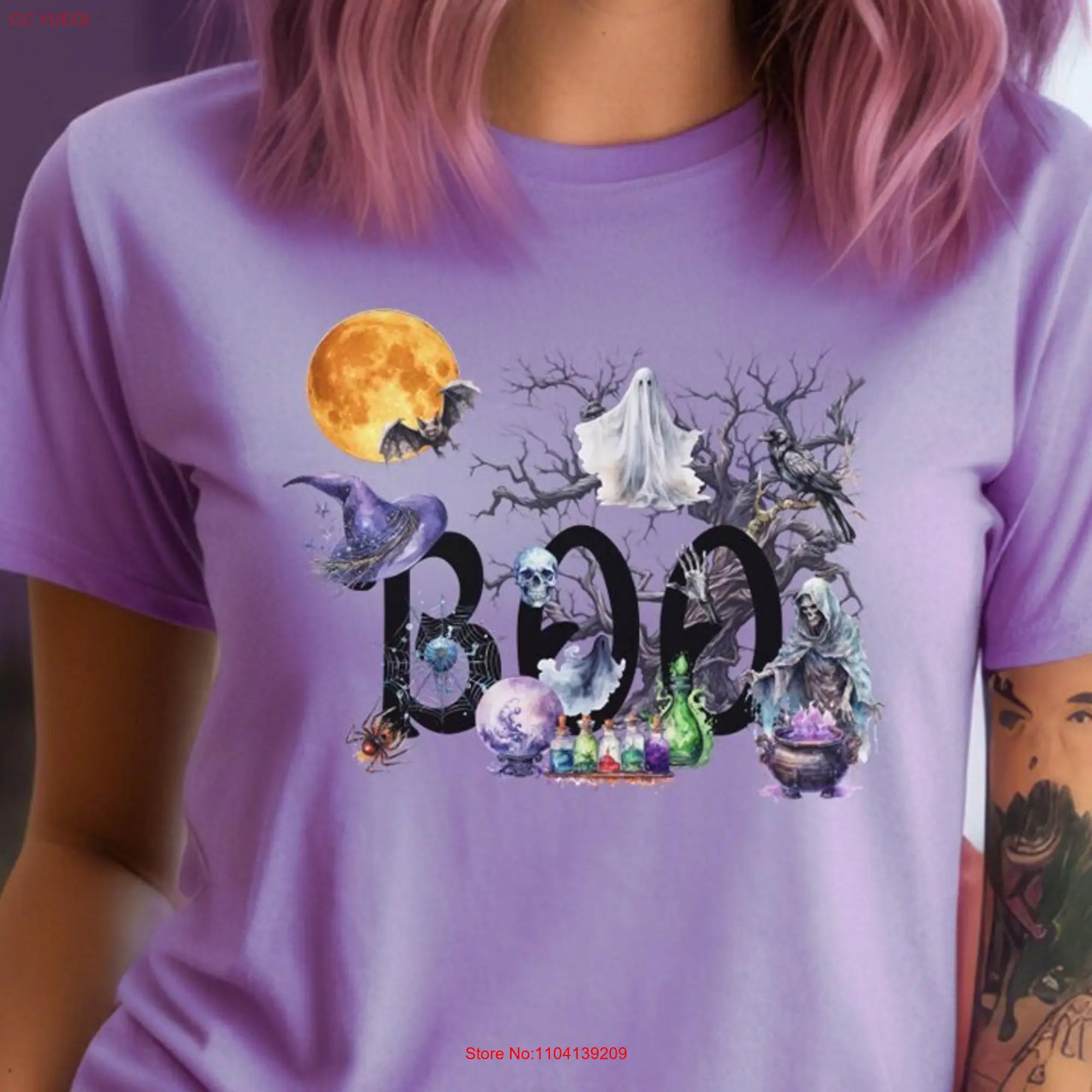 Halloween Boo T Shirt for Friends Cousins Little Girls Boys Babies Toddlers Youth Adult Ladies Trick or Treat shirts