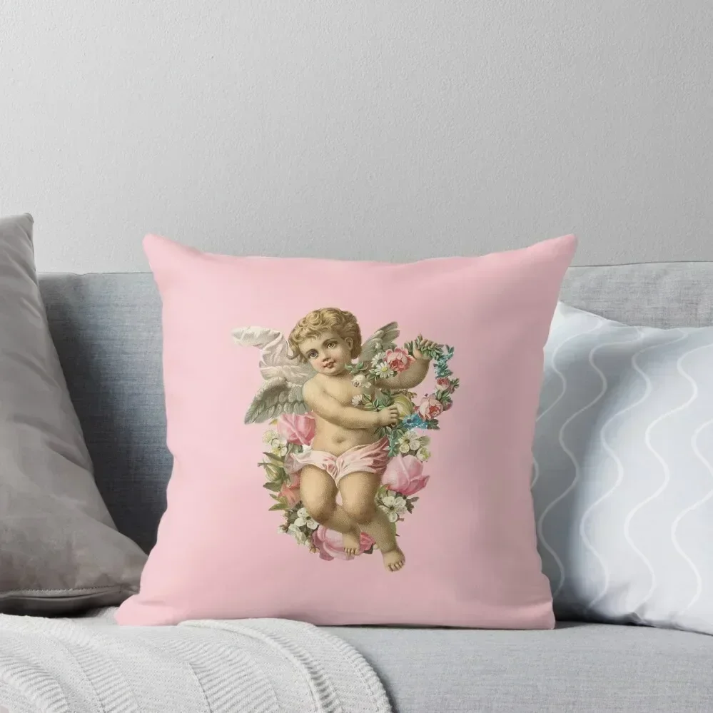 

Floral Baby Angel Throw Pillow Custom Cushion luxury home accessories Cushions For Sofa christmas pillowcases pillow