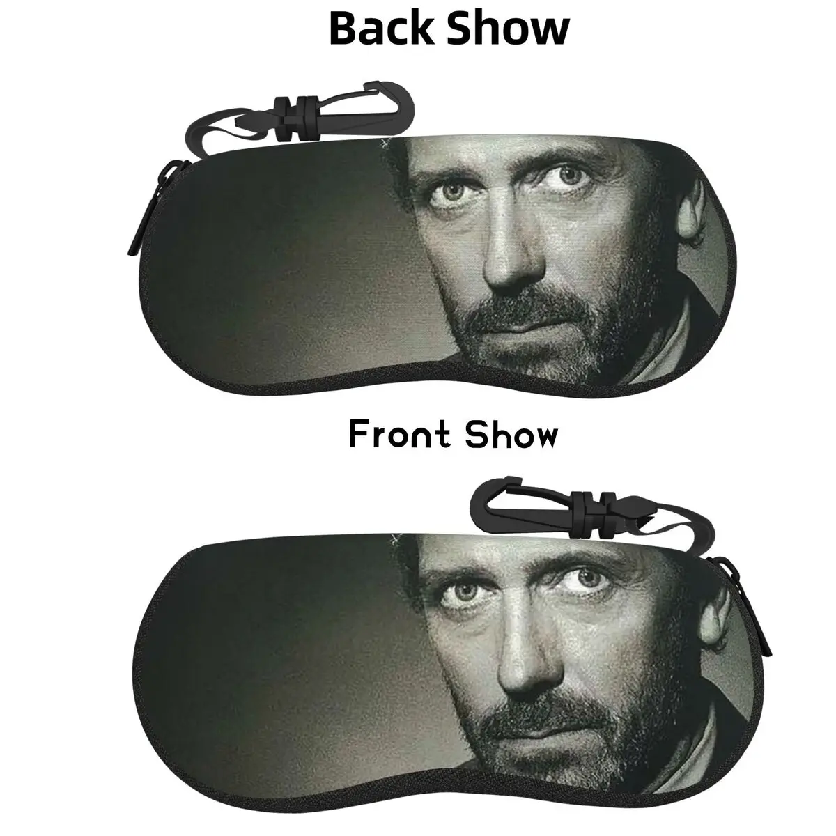 ドクター・グレゴリー・ハウス・トゥモローランド シェルメガネケース ポータブルサングラスボックス 女性 男性 ソフト眼鏡バッグポーチ