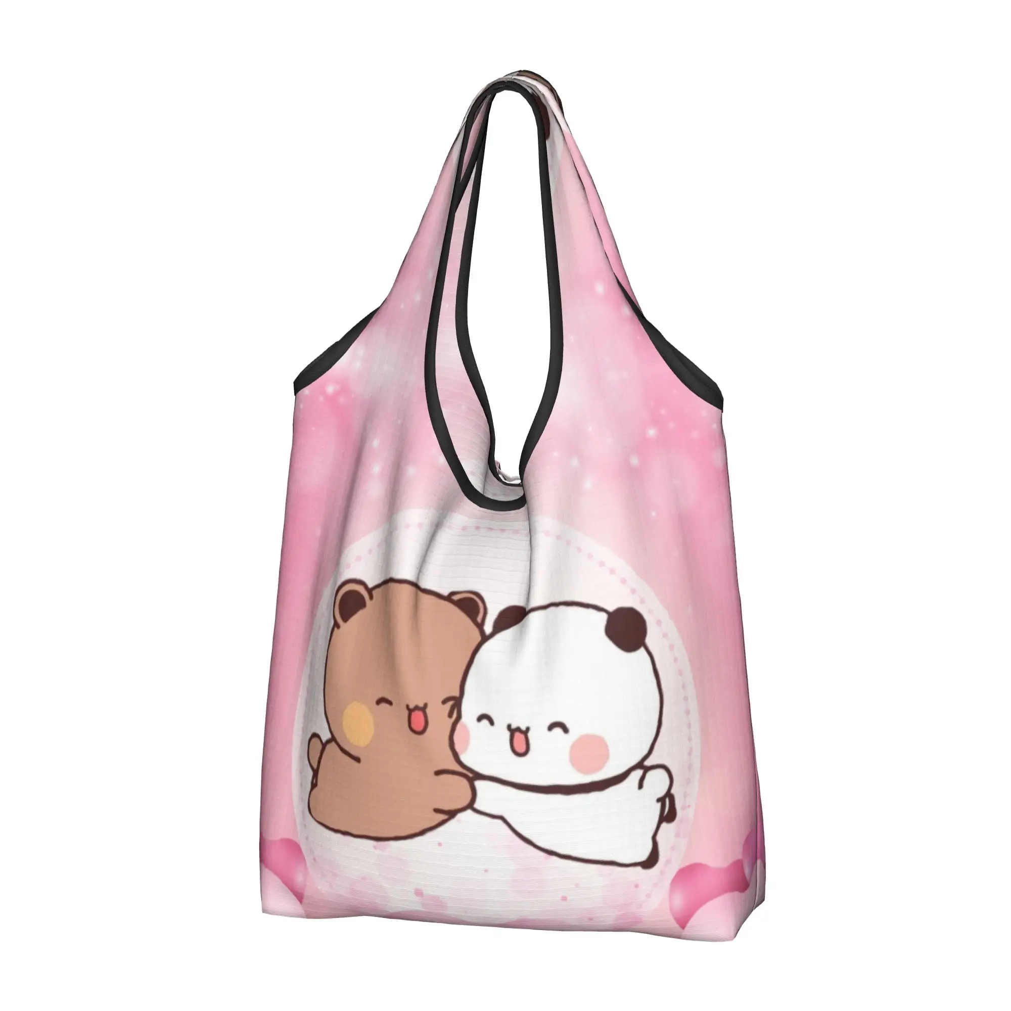 Cute Printing Sweet Bubu Dudu Classic Comic Love Shopping Tote Bag Portable Shoulder Shopper  Handbag