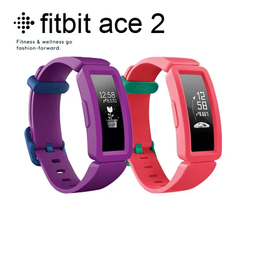 【Готовый запас】 Браслет для умных часов Fitbit ace2, фитнес-трекер, пульсометр + ремешок для отслеживания активности