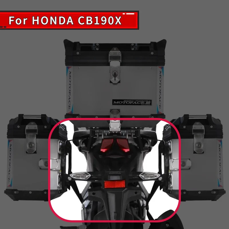 

Stainless Steel Luggage Rack Motorcycle Trunk Top Case Saddlebag Panniers Bracketfor HONDA CB190X Motorcycle Box Accessories