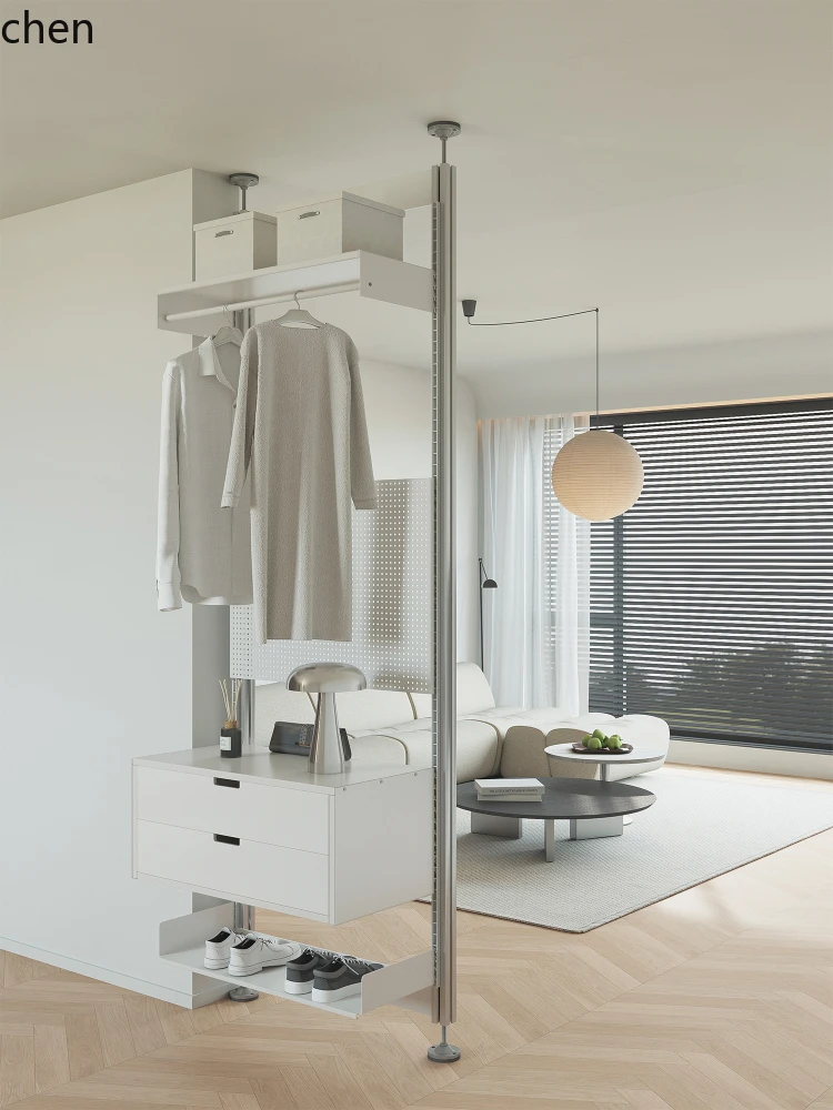 H5.22 entrance coat rack, no punching at the entrance, partition rack, household hanger