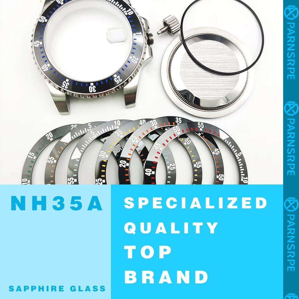 latest 40mm stainless steel case sapphire glass ceramic bezel NH35 NH36 mingzhudg 2813 miyota 8215 movement