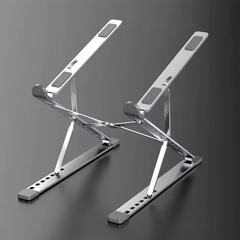 Macbook Laptop Stand Folding Adjustable Aluminum Computer Pc Tablet Stand Notebook Tablelaptop Holder Heat Dissipation image 2