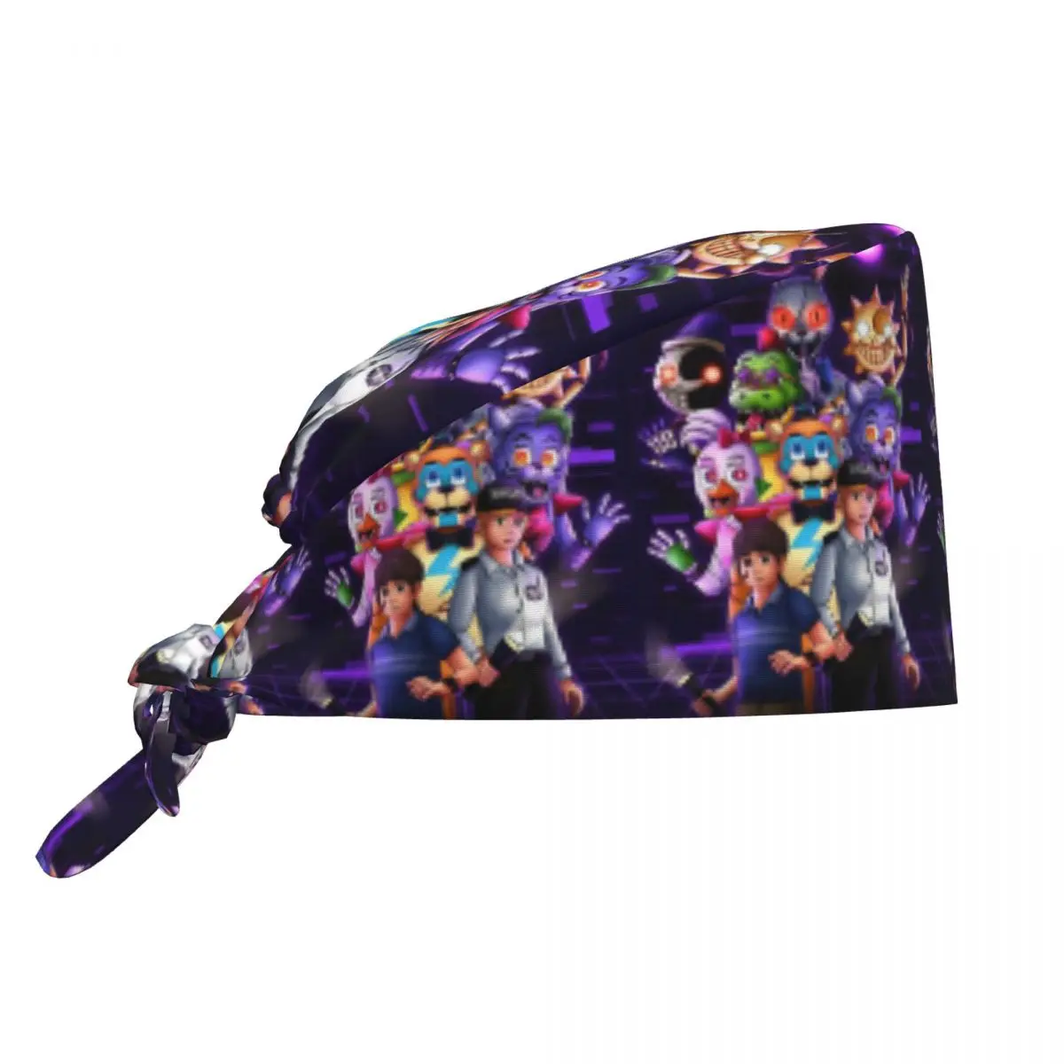 Gorro Quirúrgico Personalizado con Diseño de FNAF, Gorro de Trabajo para Hombres y Mujeres, Gorro de Quirófano, Gorro de Enfermería, Gorro de Laboratorio