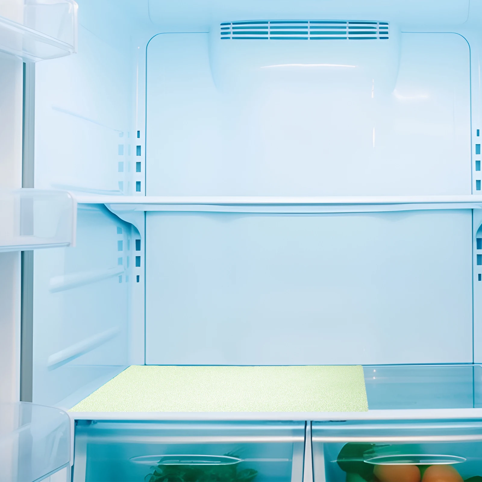 

10 Pcs Fridge Mat Refrigerator Shelf Liners Sponge 380x300x3mm Washable Easy Clean Water Absorbent Protect
