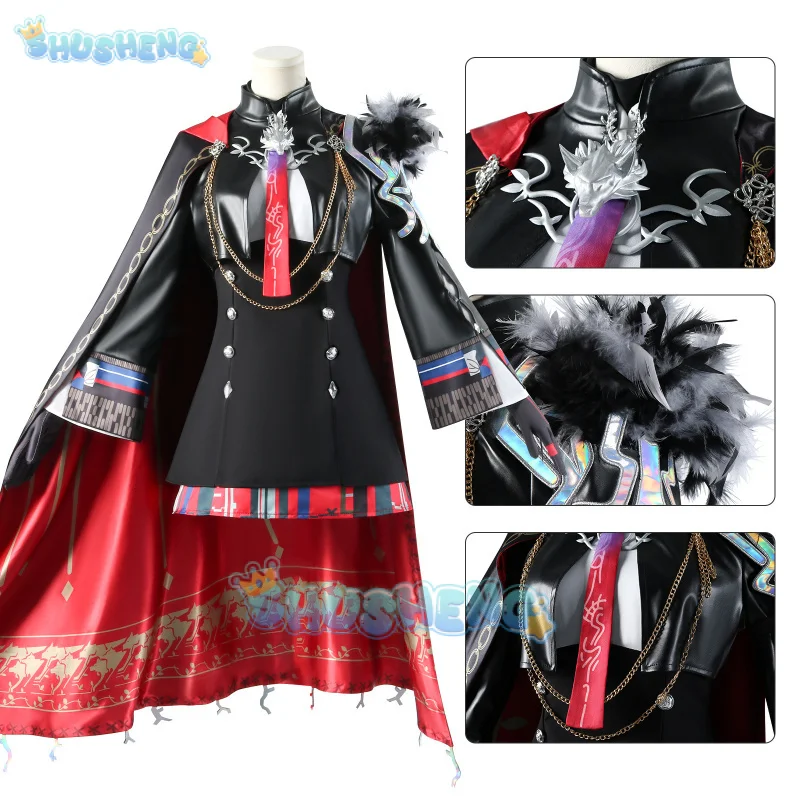 Arknights Lappland The Decadenza Women Cosplay Costume Lappland Cos Game Anime Party Uniform Hallowen Play Role Clothes Clothing