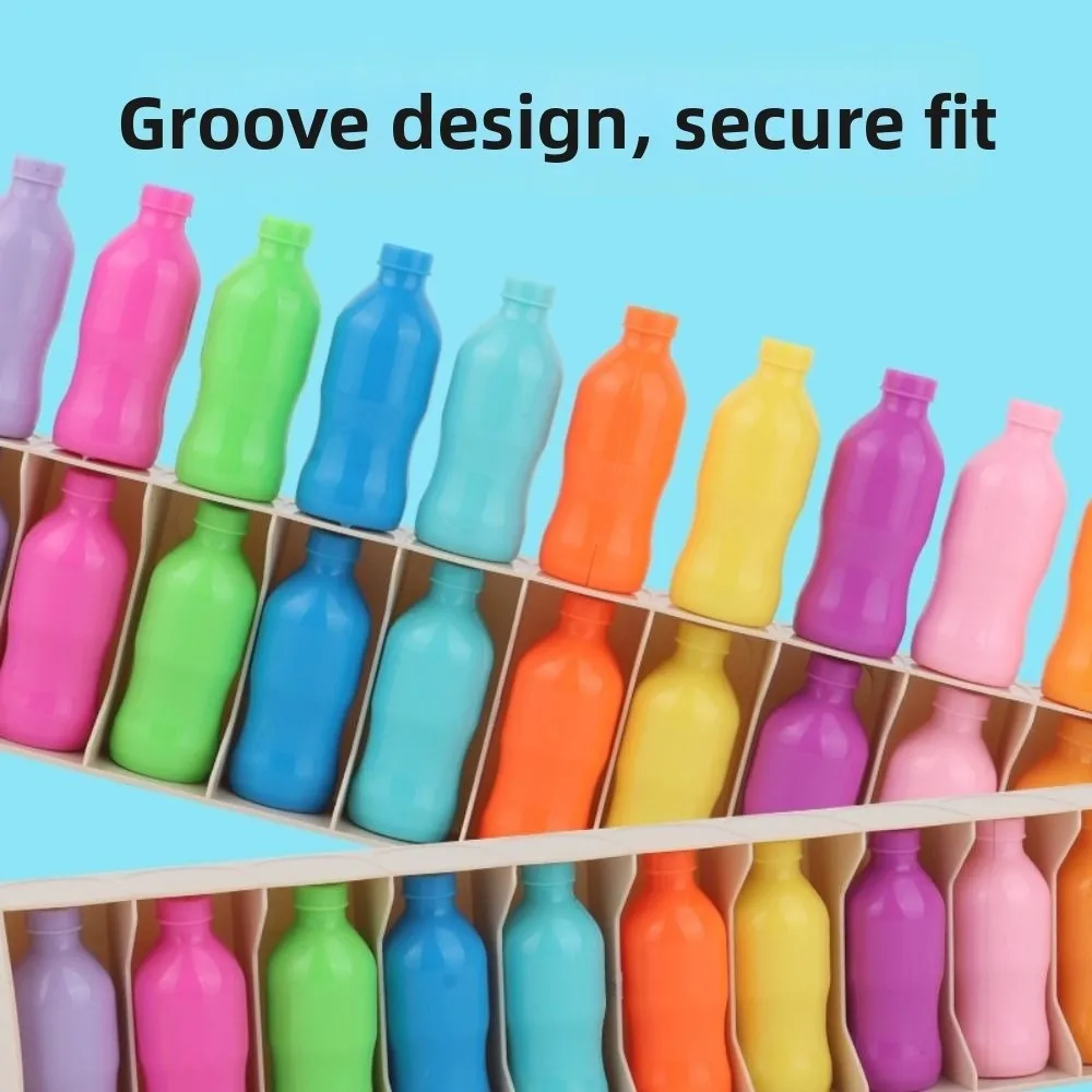 Creatief Fles Matching Game Interactief Vroeg Onderwijs Montessori Kleur Sorteren Speelgoed Geheugentraining Kleurherkenning