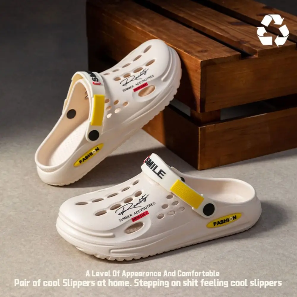 

Fashion EVA Men's Slippers Summer Soft Sole Platform Sandals Breathable Lightweight Flip Flops for Outdoor Activities