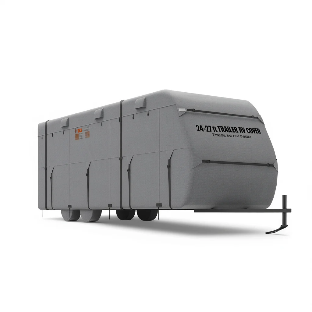 

DB Wholesale Trailer RV Cover 24-27ft Non-Woven Fabric Waterproof Durable Outdoor Class A Trailers