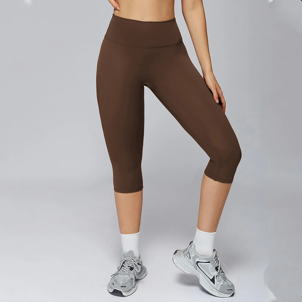 Sports  Leggings Yoga Pants High Waist Quick Drying Tight Fit Slimming Middle Pants Running Outdoor Fitness Clothing for Women