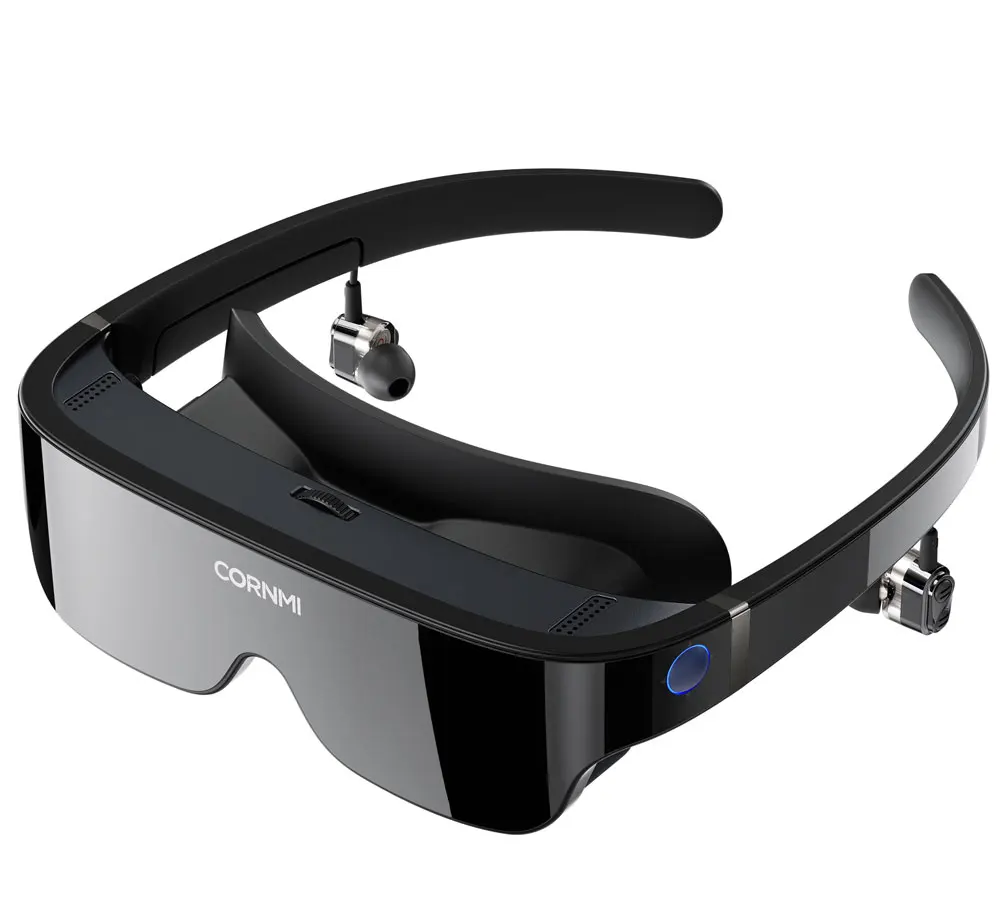 

Immersive 3D Smart Glasses AR Hardware For Private Cinema & Gaming Head Mounted Virtual Reality Display Stock