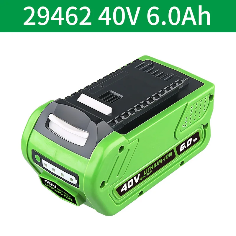 18650 40V  Li-ion Rechargeable Battery 40V 6000mAh for GreenWorks 29462 29472 29282 G-MAX GMAX Lawn Mower Power Tools Battery