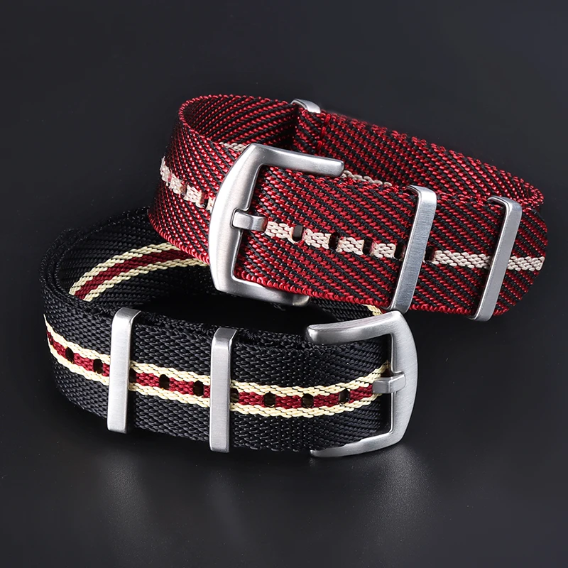 Nylon Fabric Watch Strap 18mm 20mm 22mm for Tudor for Seiko for Omega Watch Band for Huawei Bracelet Military Canvas Wrist Band