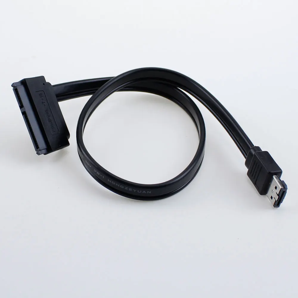 

5V 50cm copper ESATA to SATA7+15 Pin Hard Disk Data Cable ESATA USB to Sata 22Pin Connection Adpter Cable