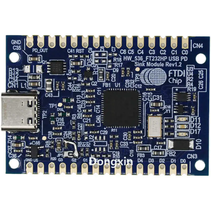 UMFT232HPEV-S USB High-speed FT232HP Development Module Single Channel Serial Bridge Type-C PD