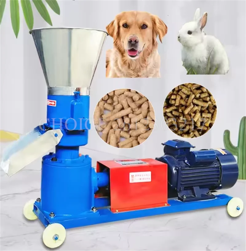 Automatic Poultry Feed Pellet Crusher Multi-Function Food Pelletizer Machine for Animal Feeds Cattle Chicken Feed Making Machine