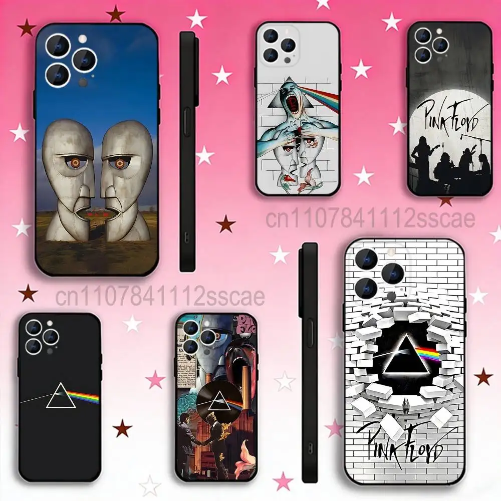 

Band P-Pink F-Floyd Cool For iPhone 12,16,13,14,15,17,11,Pro,Max,Plus,E,Air,Mini TPU Soft to Skin-friendly phone case