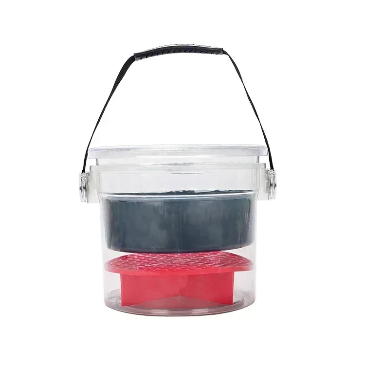 New Transparency Car Wash Detailing Tool Buckets With Grit Trap Sand Control Device