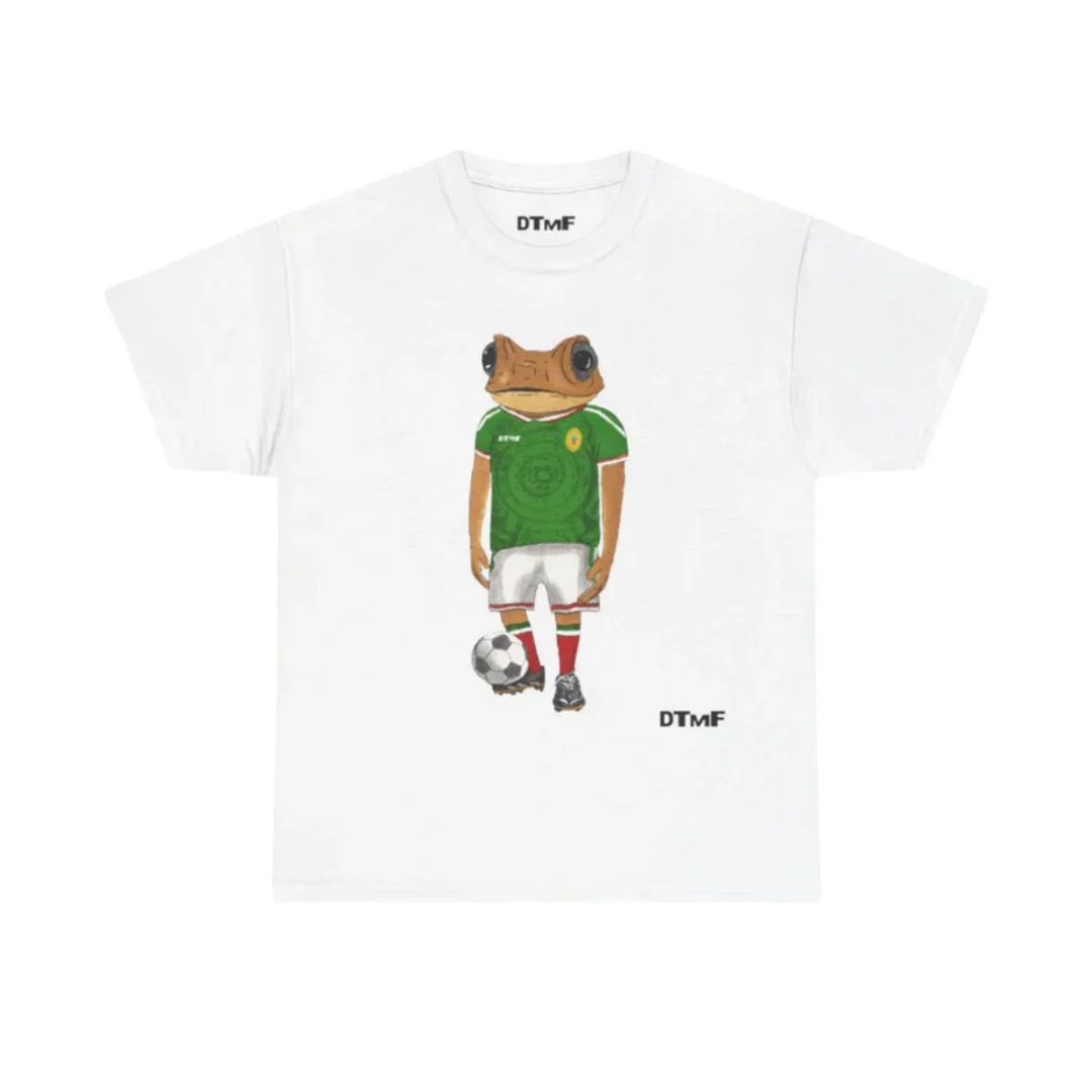 Camiseta de algodón puro para hombre y mujer, diseño 'Debí Tirar Más Fotos' de la gira de Bad Bunny, merchandising de la gira mundial, México, fútbol, verano ﻿