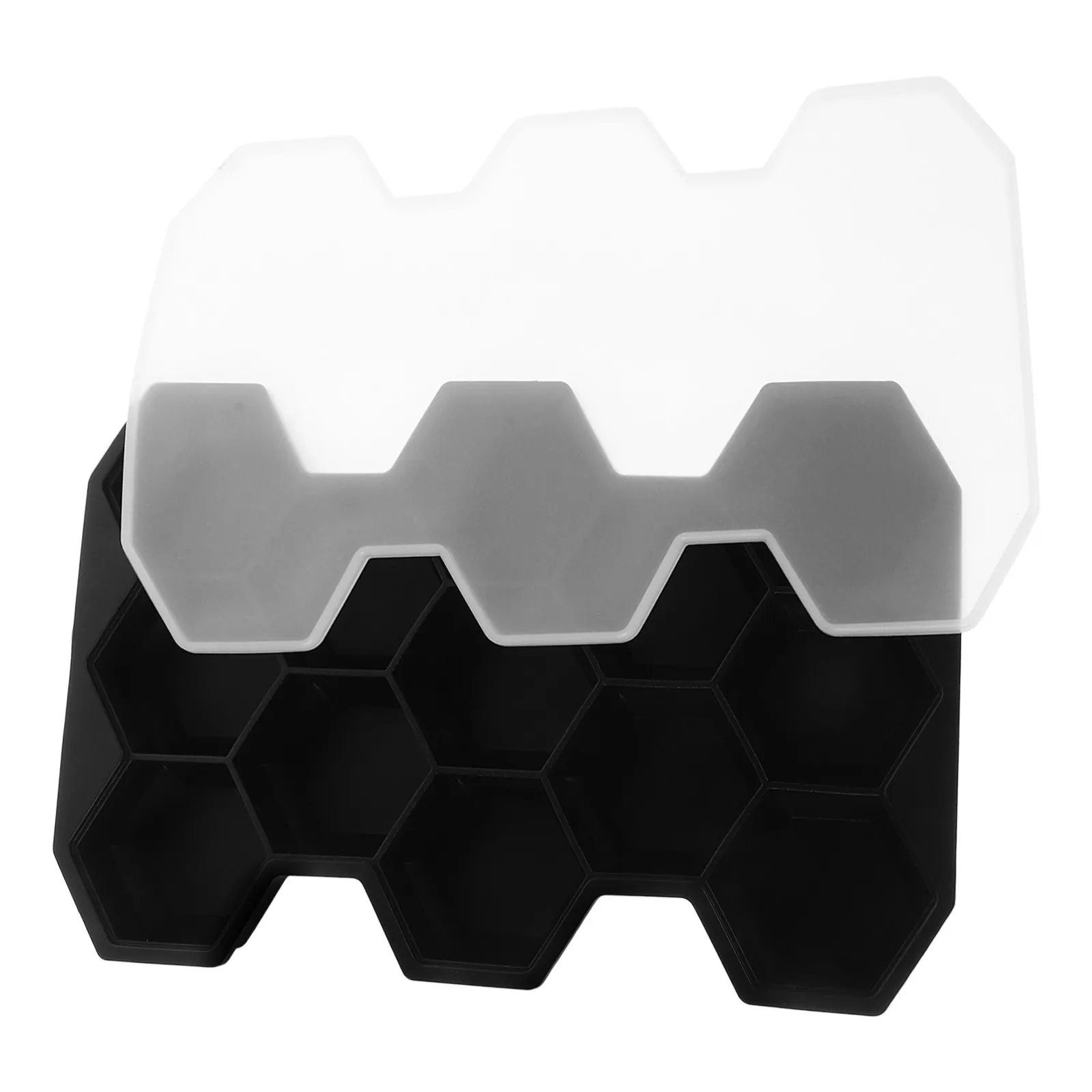 

Honeycomb Ice Cube Tray Leak-Free Mold with Cover Multi-Grid Ice Maker for Freezer