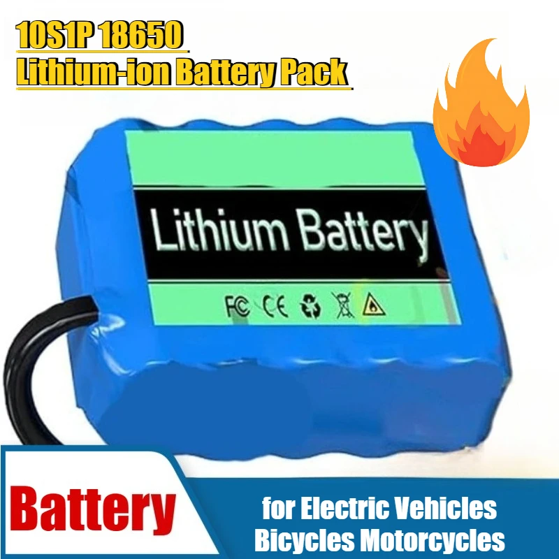 

10S1P 18650 Lithium-ion Battery Pack for Electric Vehicles Bicycles Motorcycles