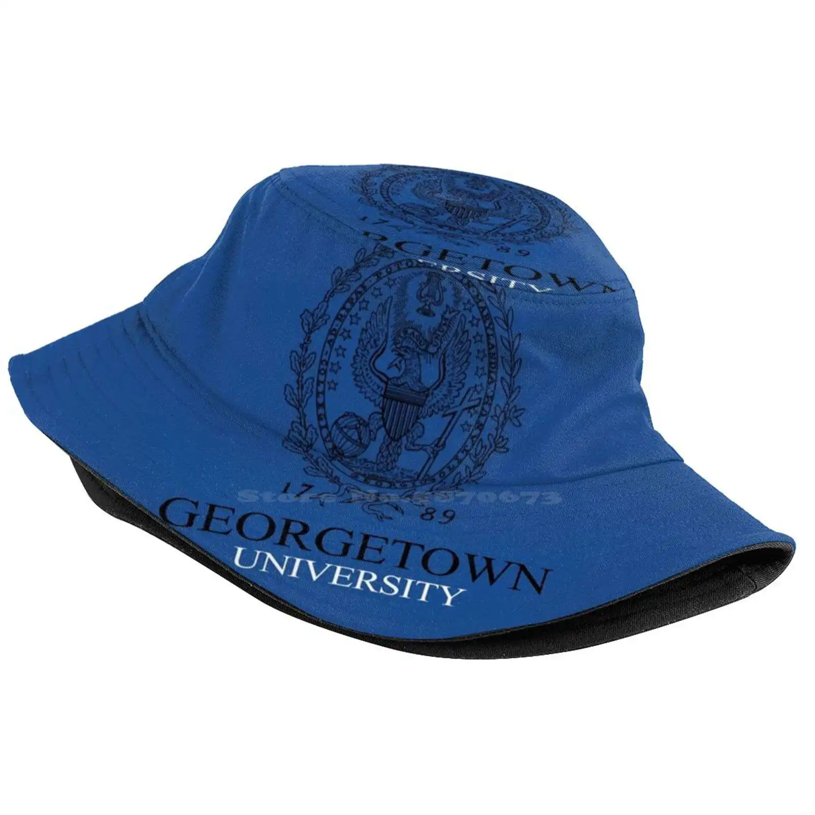 Georgetown University Sun Cap Fisherman Hat Bucket Hats College Sport Favorite Student League Tournament Games Play Georgetown