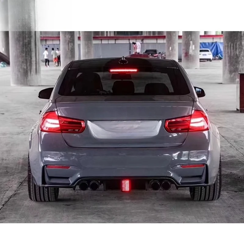 For 2013-2019 3 Series F30 F35 Upgraded M3 Style Body Kit Fiberglass Car Bumper Skirt Leaf Panel
